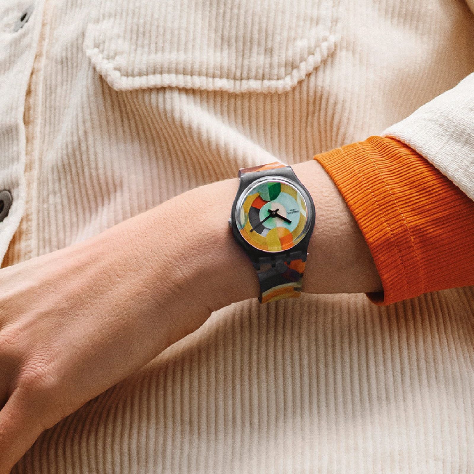 Orologio solo tempo Swatch X Centre Pompidou da donna GZ712-3