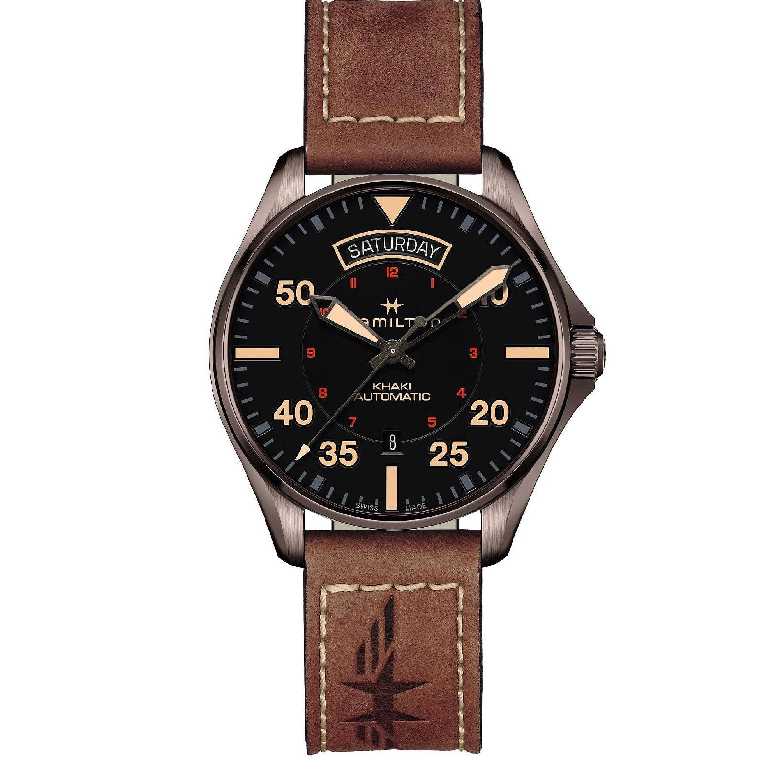 Orologio automatico Hamilton Khaki Aviation da uomo H64605531-1