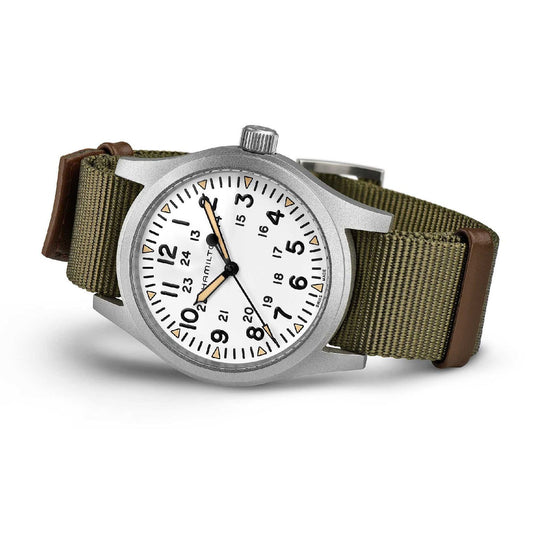 Orologio meccanico Hamilton Khaki Field da uomo H69529913-2