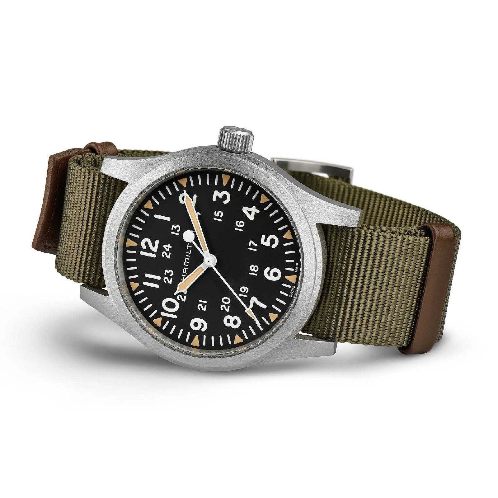Orologio meccanico Hamilton Khaki Field da uomo H69529933-2