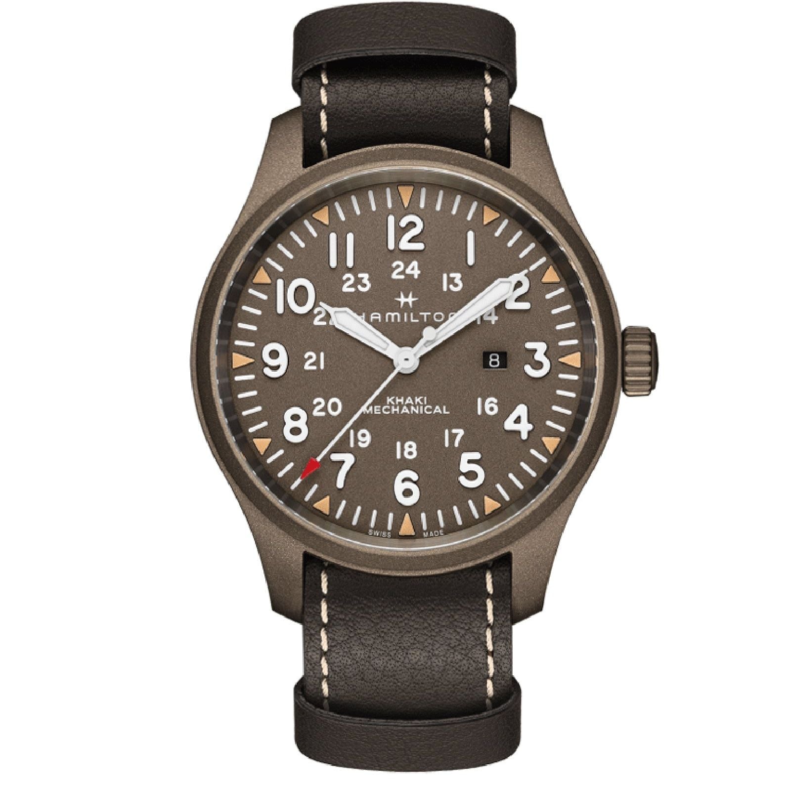 Orologio meccanico Hamilton Khaki Field da uomo H69829560-1
