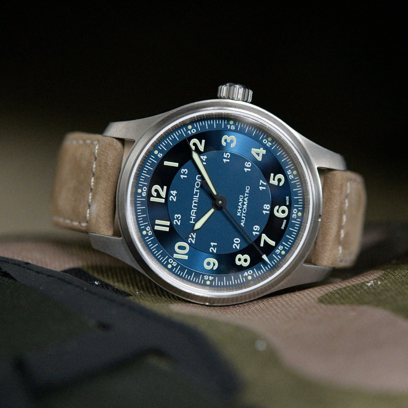 Orologio automatico Hamilton Khaki Field da uomo H70545540-4