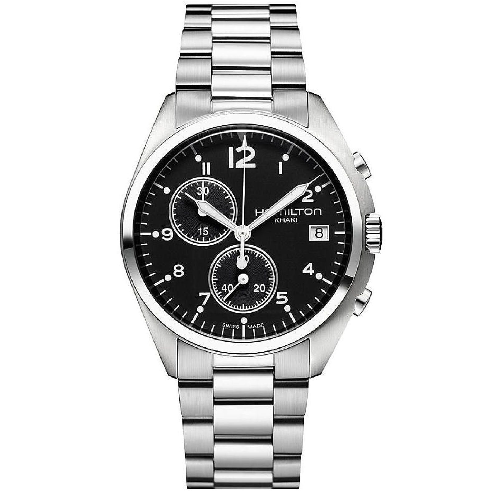 Orologio crono Hamilton Khaki Aviation da uomo H76512133-1