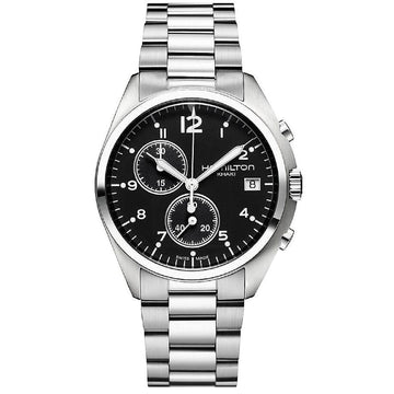 Orologio crono Hamilton Khaki Aviation da uomo H76512133-1