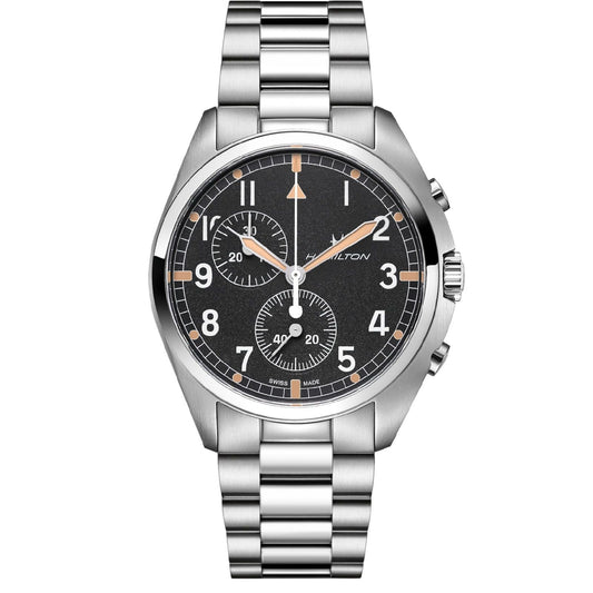 Orologio crono Hamilton Khaki Aviation da uomo H76522131-1