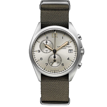 Orologio crono Hamilton Khaki Aviation da uomo H76552955-1