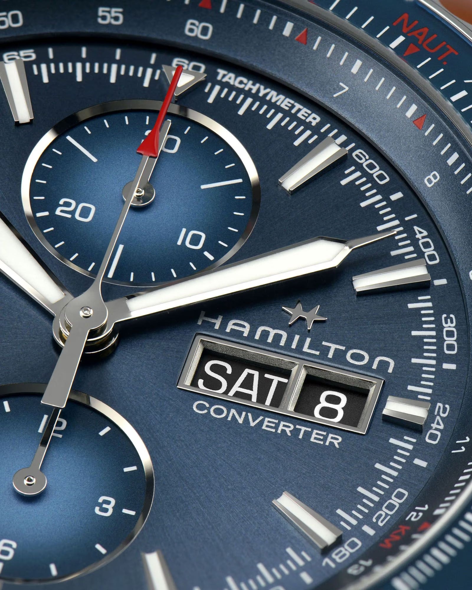 Orologio cronografo Hamilton Khaki Aviation da uomo H76746140-4