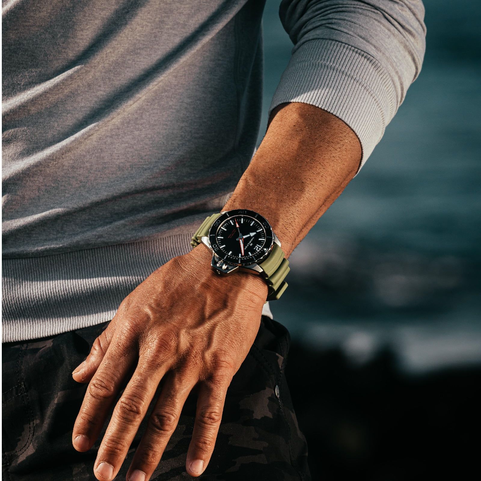 Orologio automatico Hamilton Khaki Navy da uomo H77825331-6