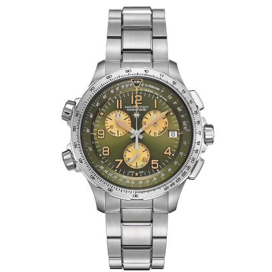 Orologio crono Hamilton Khaki Aviation da uomo H77932160-1