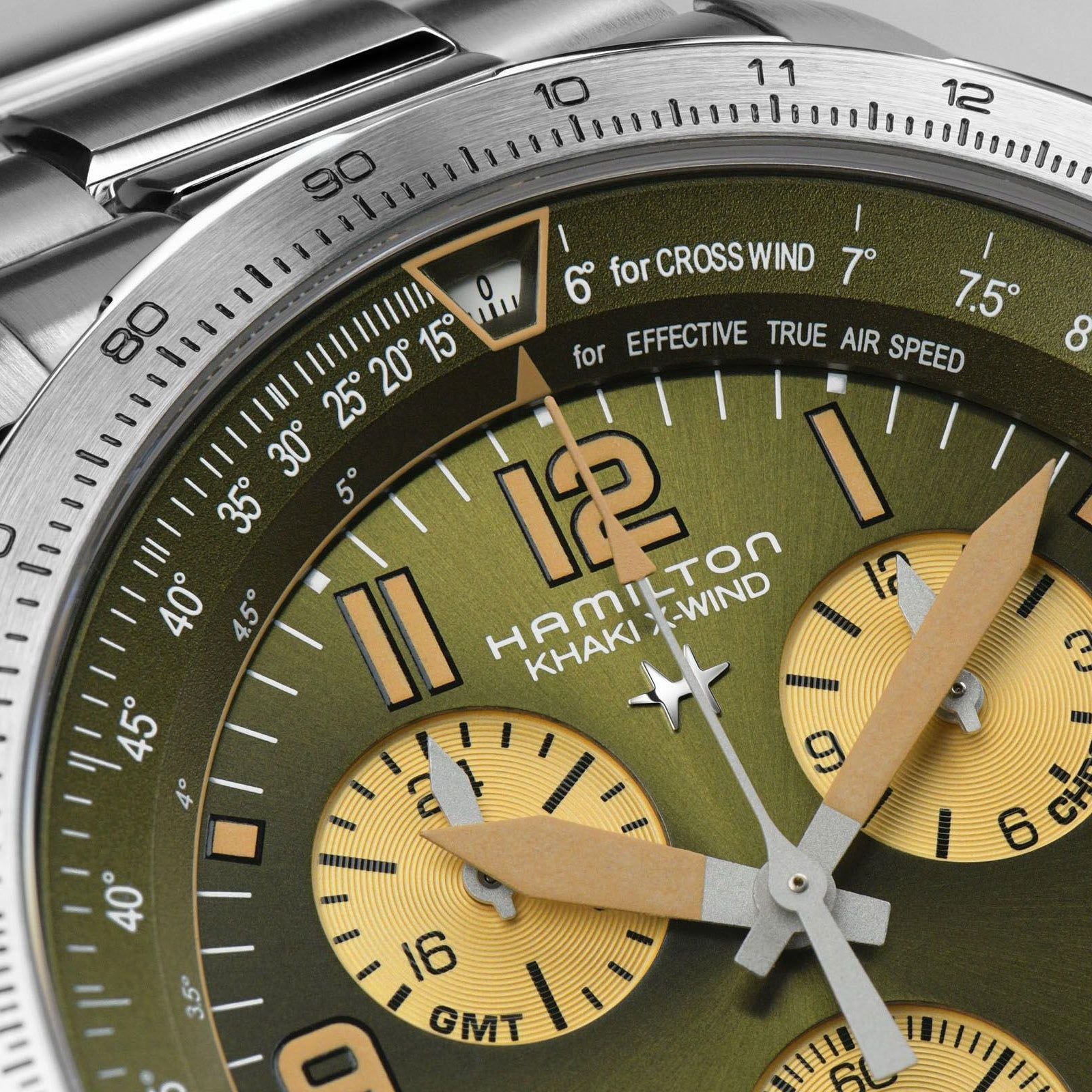 Orologio crono Hamilton Khaki Aviation da uomo H77932160-4