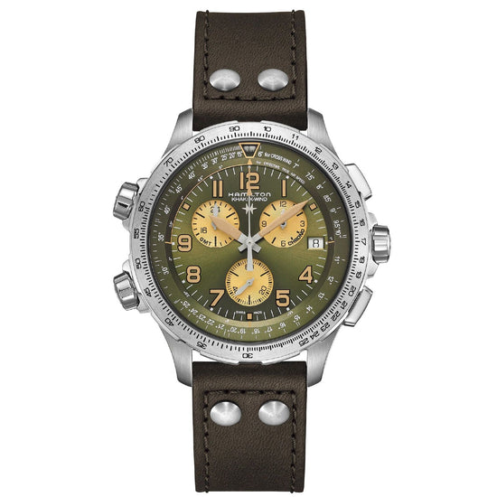 Orologio crono Hamilton Khaki Aviation da uomo H77932560-1