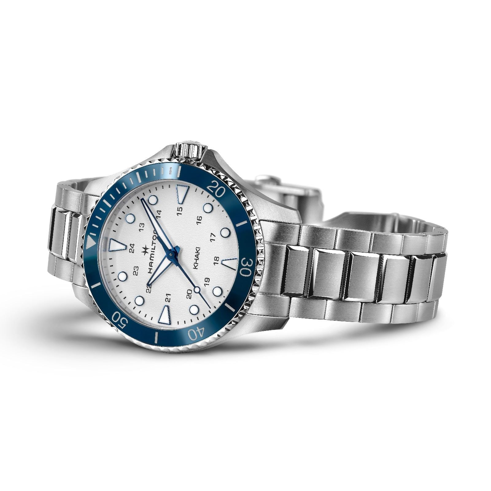 Orologio solo tempo Hamilton Khaki Navy da uomo H82231150-2