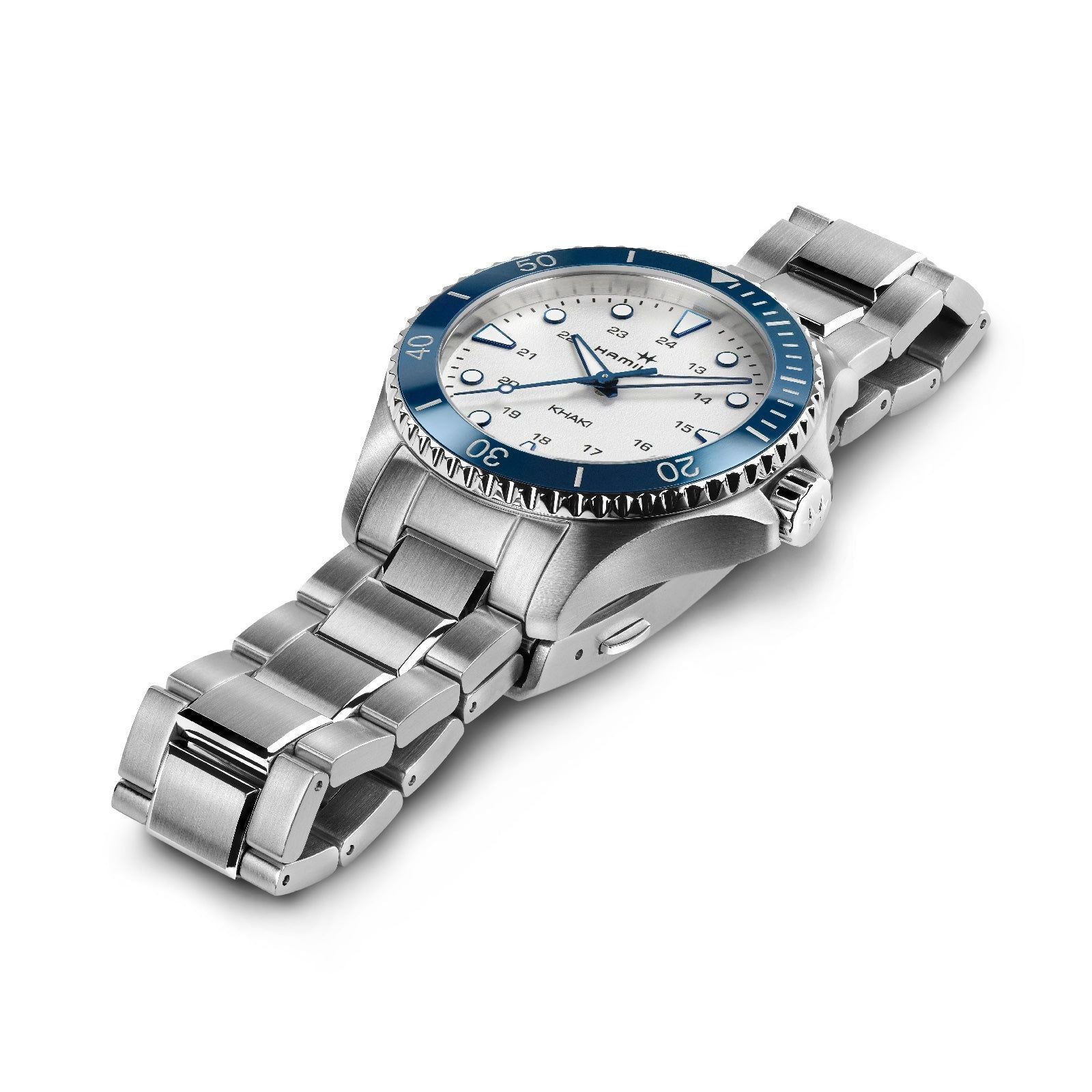 Orologio solo tempo Hamilton Khaki Navy da uomo H82231150-4
