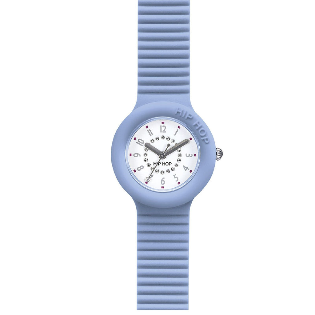 Orologio Hip Hop da donna in plastica e acciaio 316L HWU0640