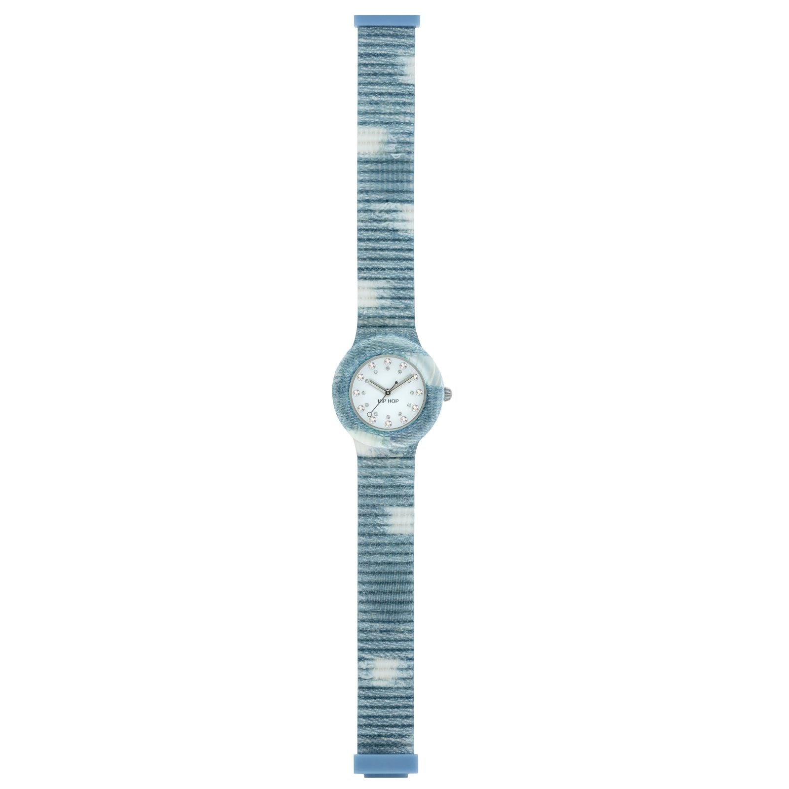Orologio Solo Tempo Hip Hop Jeans da donna HWU0667-2