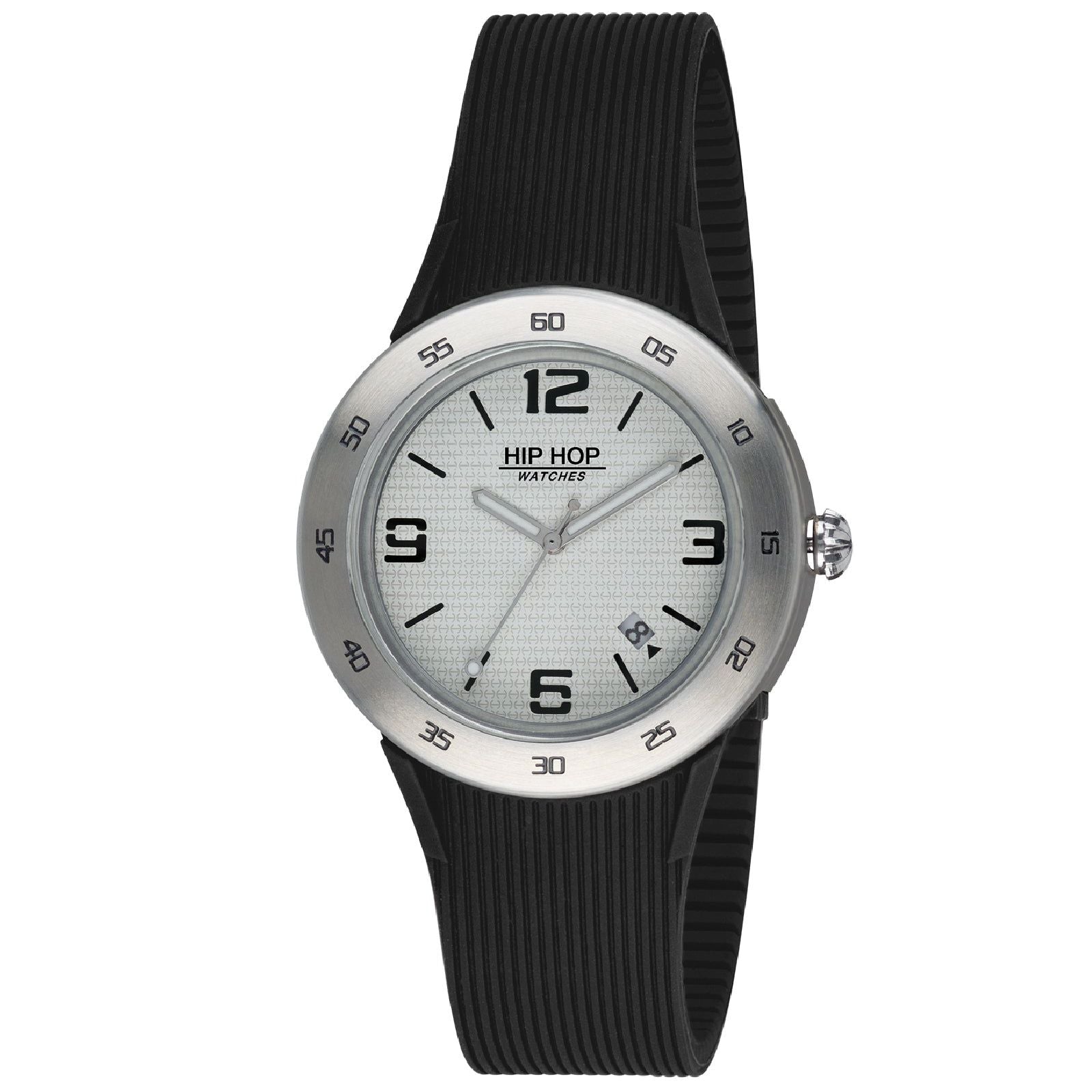 Orologio Solo Tempo Hip Hop Metal da uomo HWU0701-1