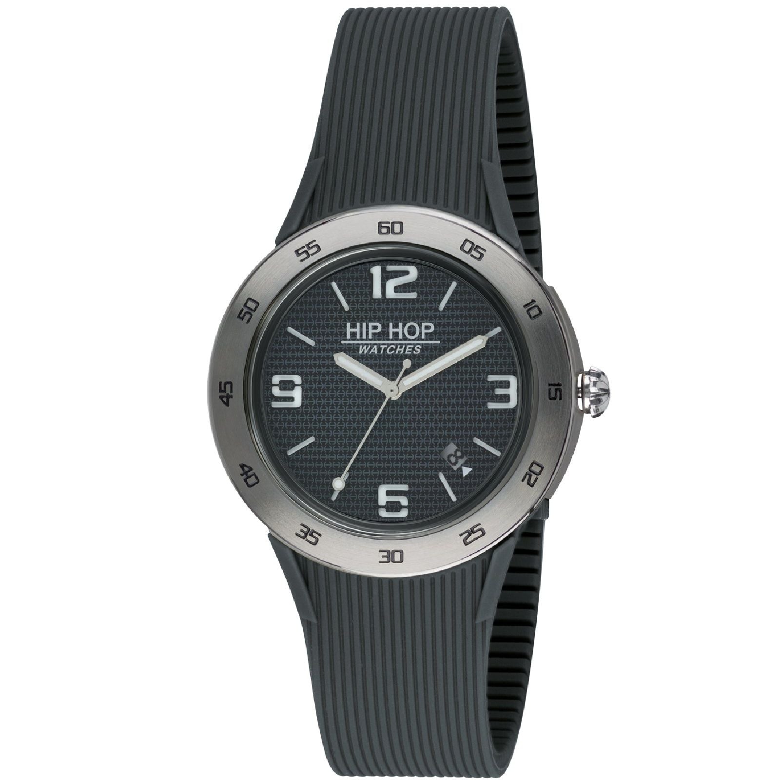 Orologio Solo Tempo Hip Hop Metal da uomo HWU0702-1