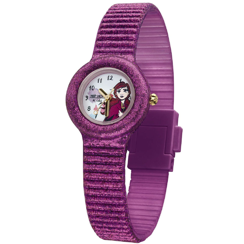 Orologio Hip Hop da bambini in plastica e acciaio 316L HWU0964
