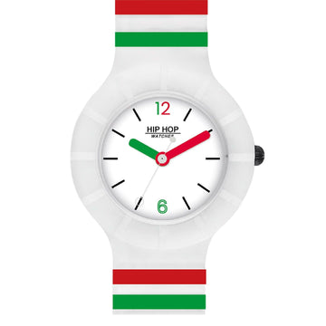 Orologio solo tempo Hip Hop Insieme per l'Italia da donna HWU1012-1
