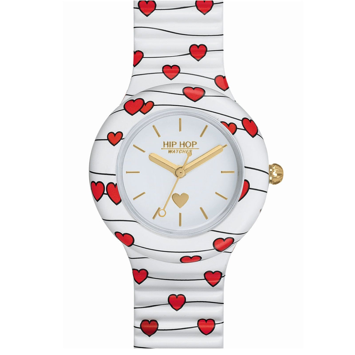Orologio solo tempo Hip Hop Sweet Heart da donna HWU1028-1