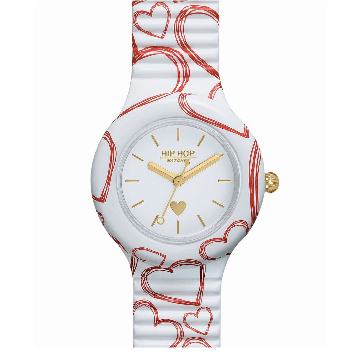Orologio solo tempo Hip Hop Sweet Heart da donna HWU1029-1