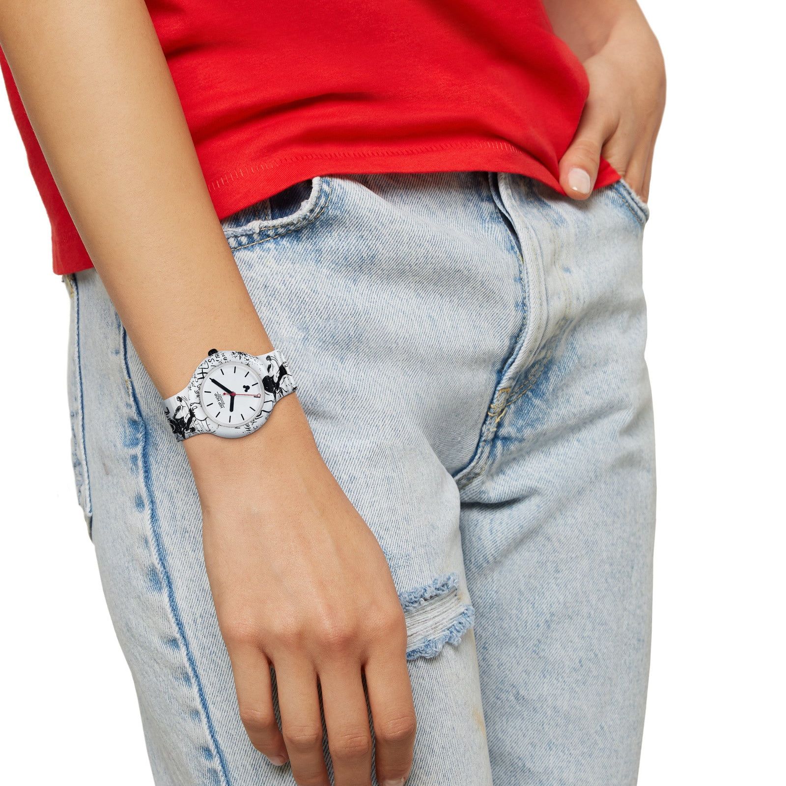 Orologio solo tempo Hip Hop Mickey Retro da donna HWU1035-2