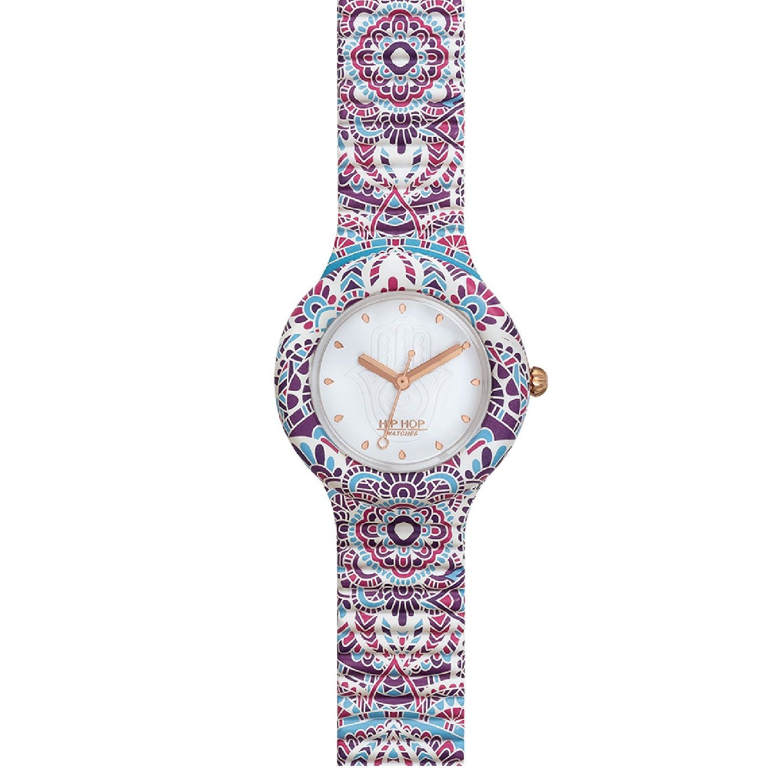 Orologio solo tempo Hip Hop Mandala da donna HWU1041-1