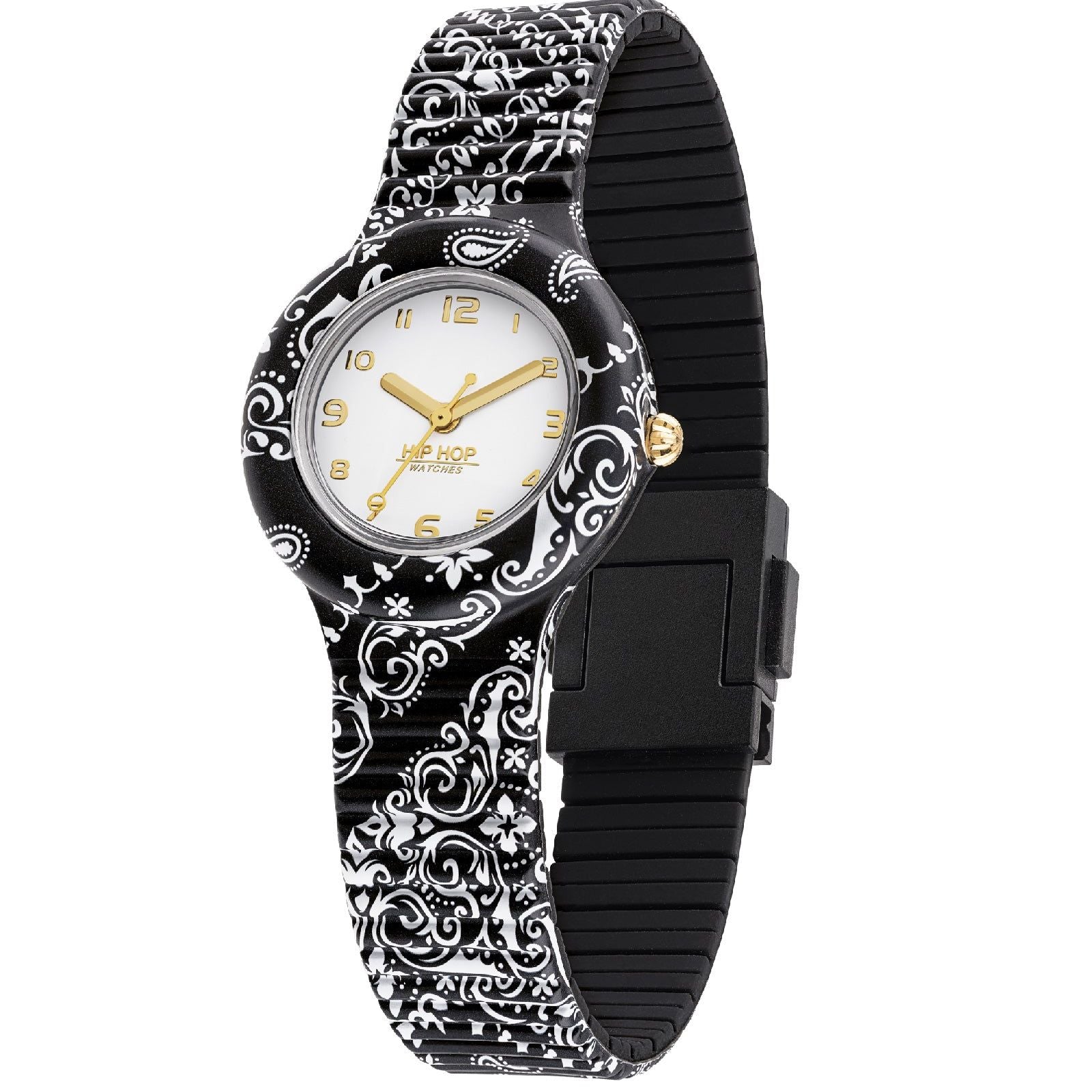 Orologio solo tempo Hip Hop Bandana da donna HWU1051-3