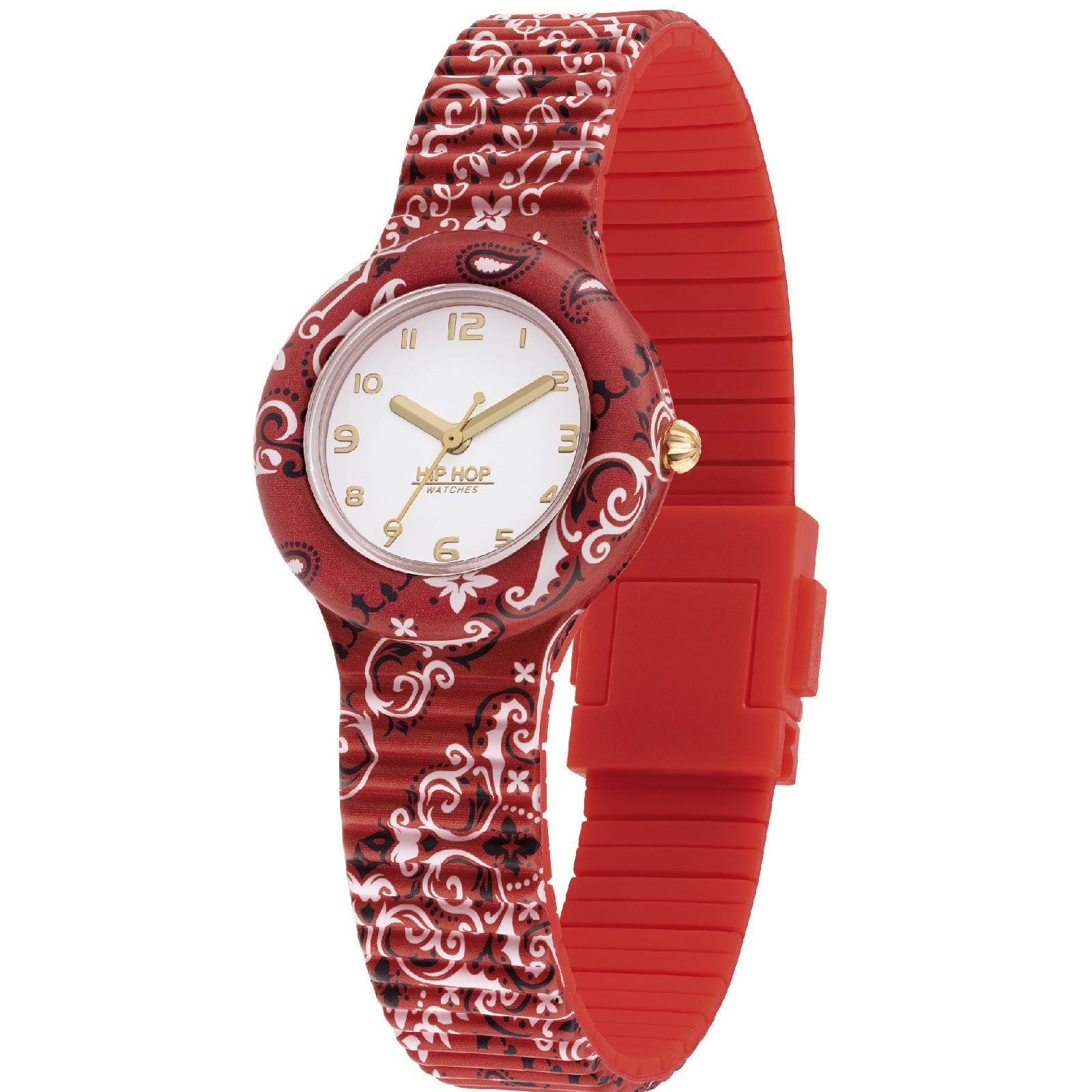 Orologio solo tempo Hip Hop Bandana da donna HWU1052-3