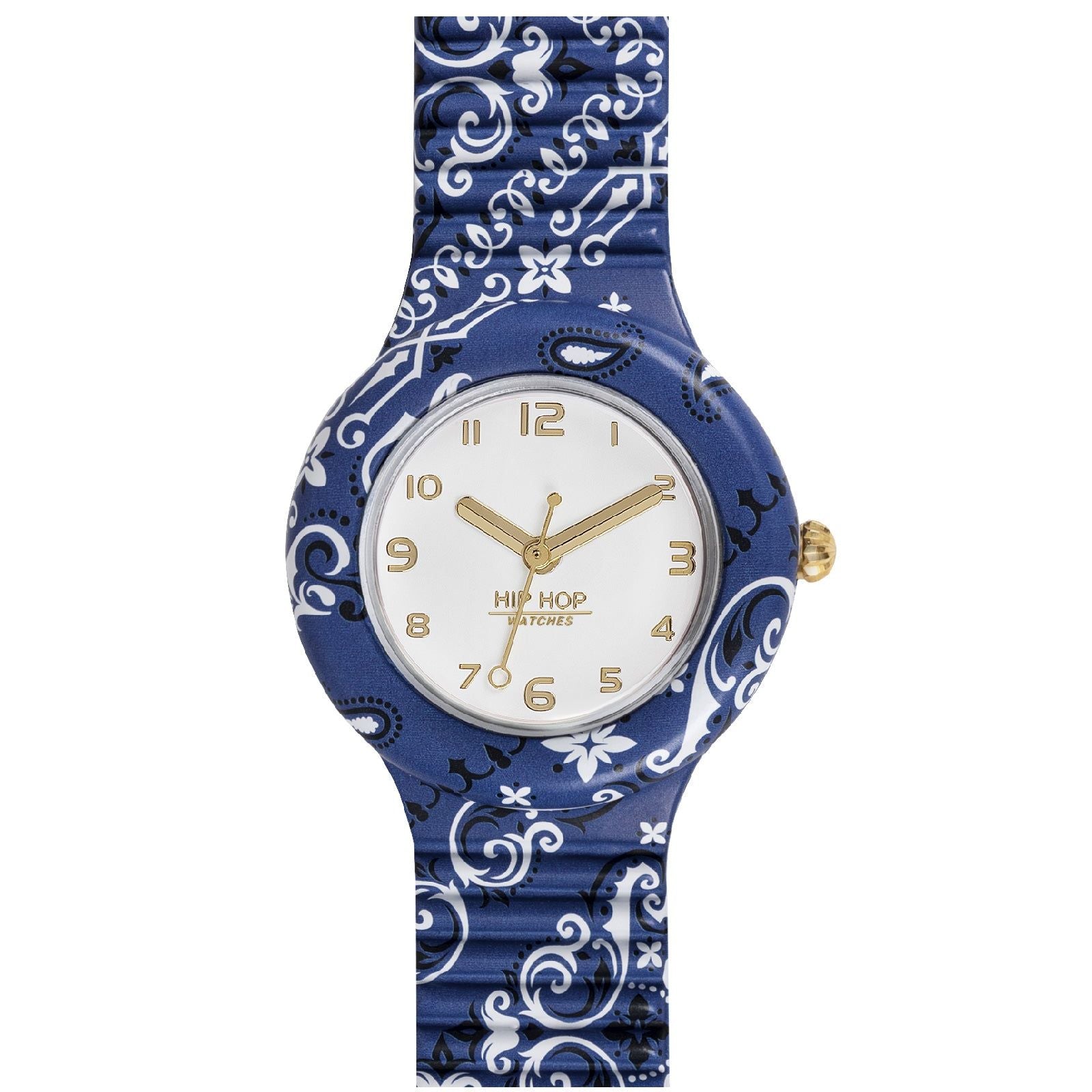 Orologio solo tempo Hip Hop Bandana da donna HWU1053-1