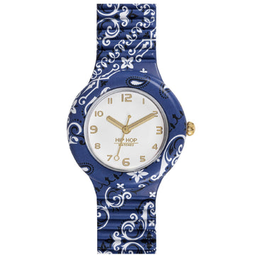 Orologio solo tempo Hip Hop Bandana da donna HWU1053-1