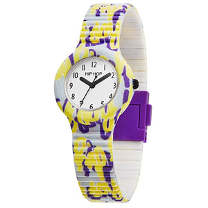 Orologio solo tempo Hip Hop Logo Mania da donna