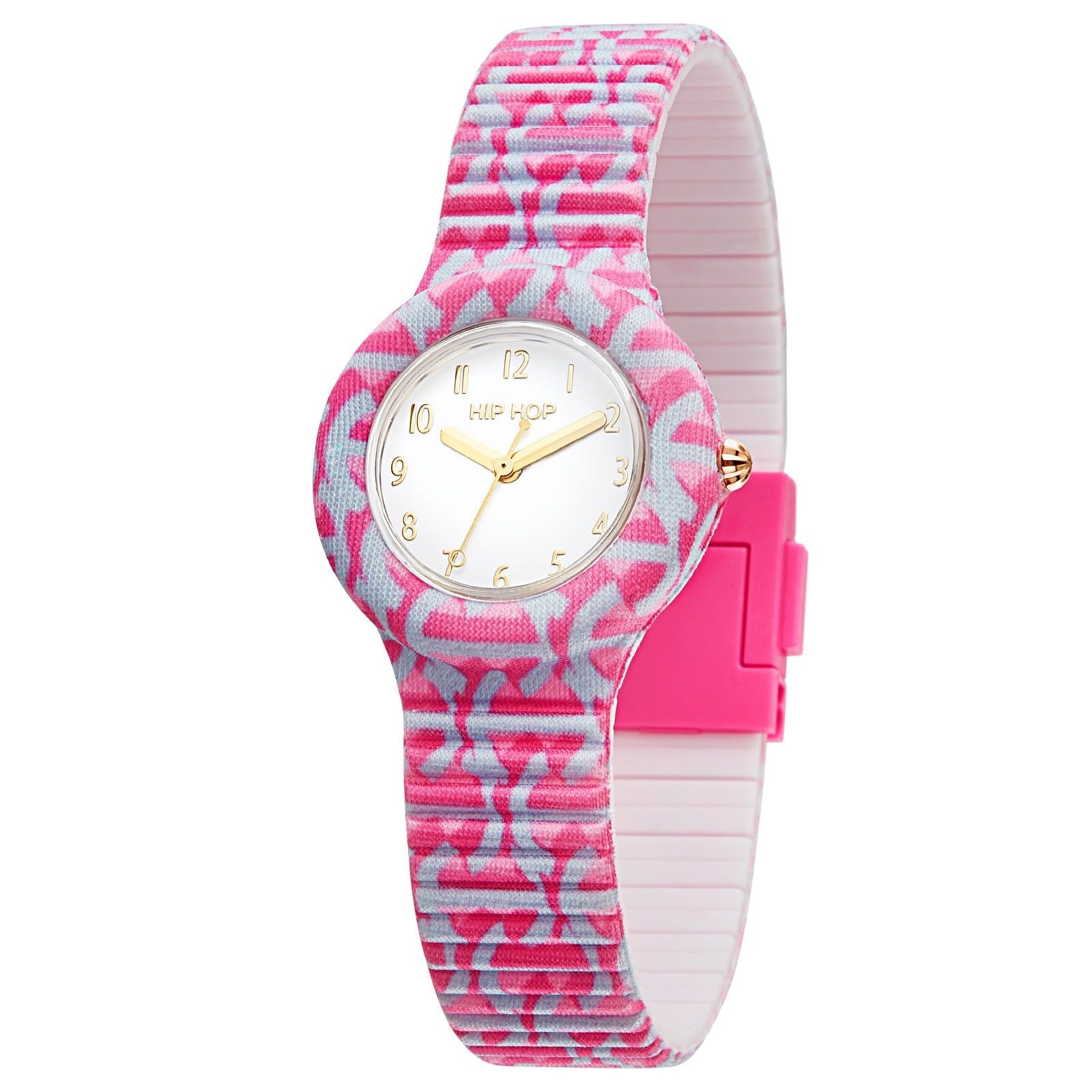 Orologio solo tempo Hip Hop Logo Mania da donna HWU1150-1
