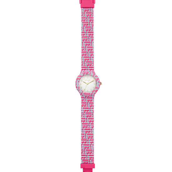 Orologio solo tempo Hip Hop Logo Mania da donna HWU1150-2