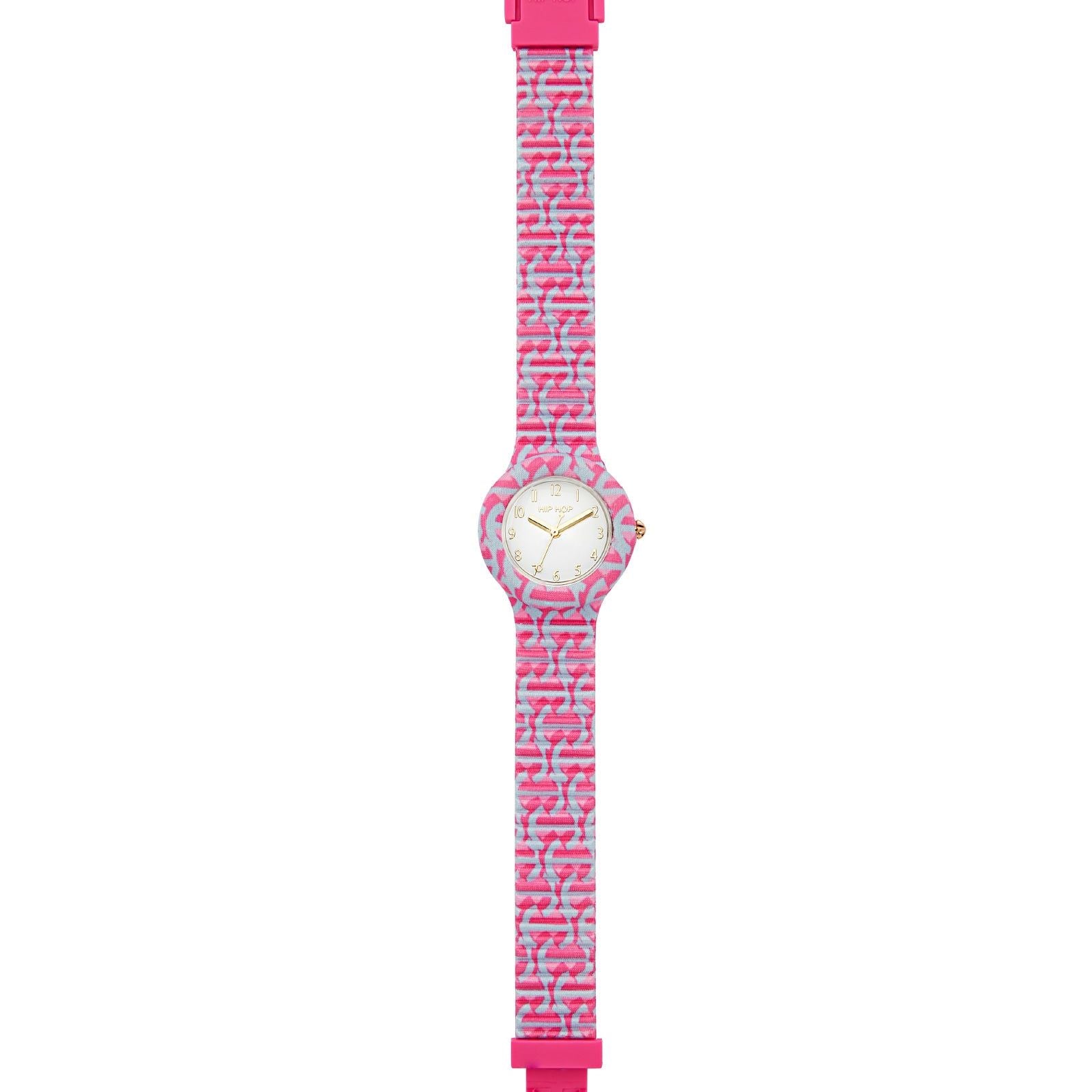 Orologio solo tempo Hip Hop Logo Mania da donna HWU1150-2