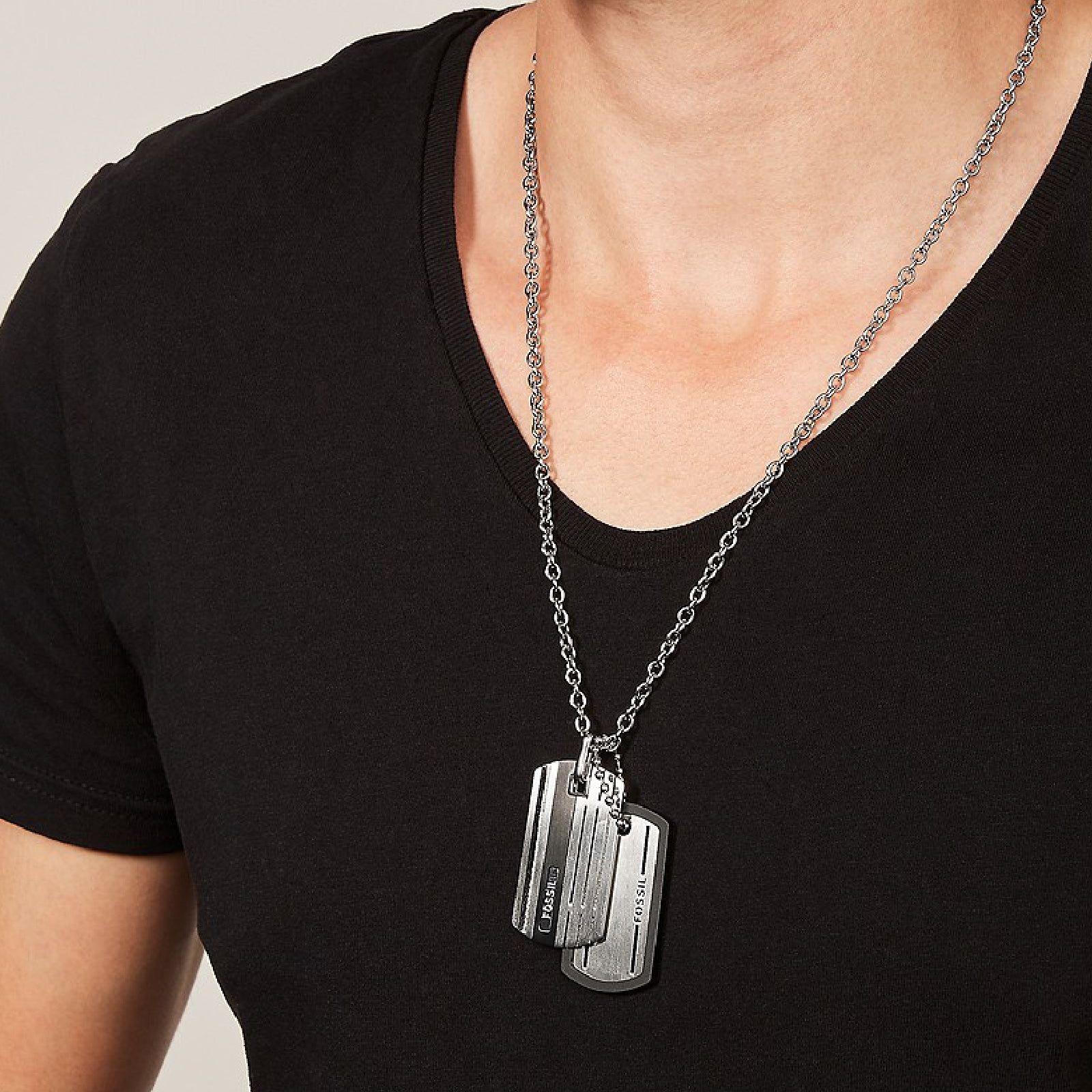Collana Fossil Mens Dress da uomo JF00494998-3