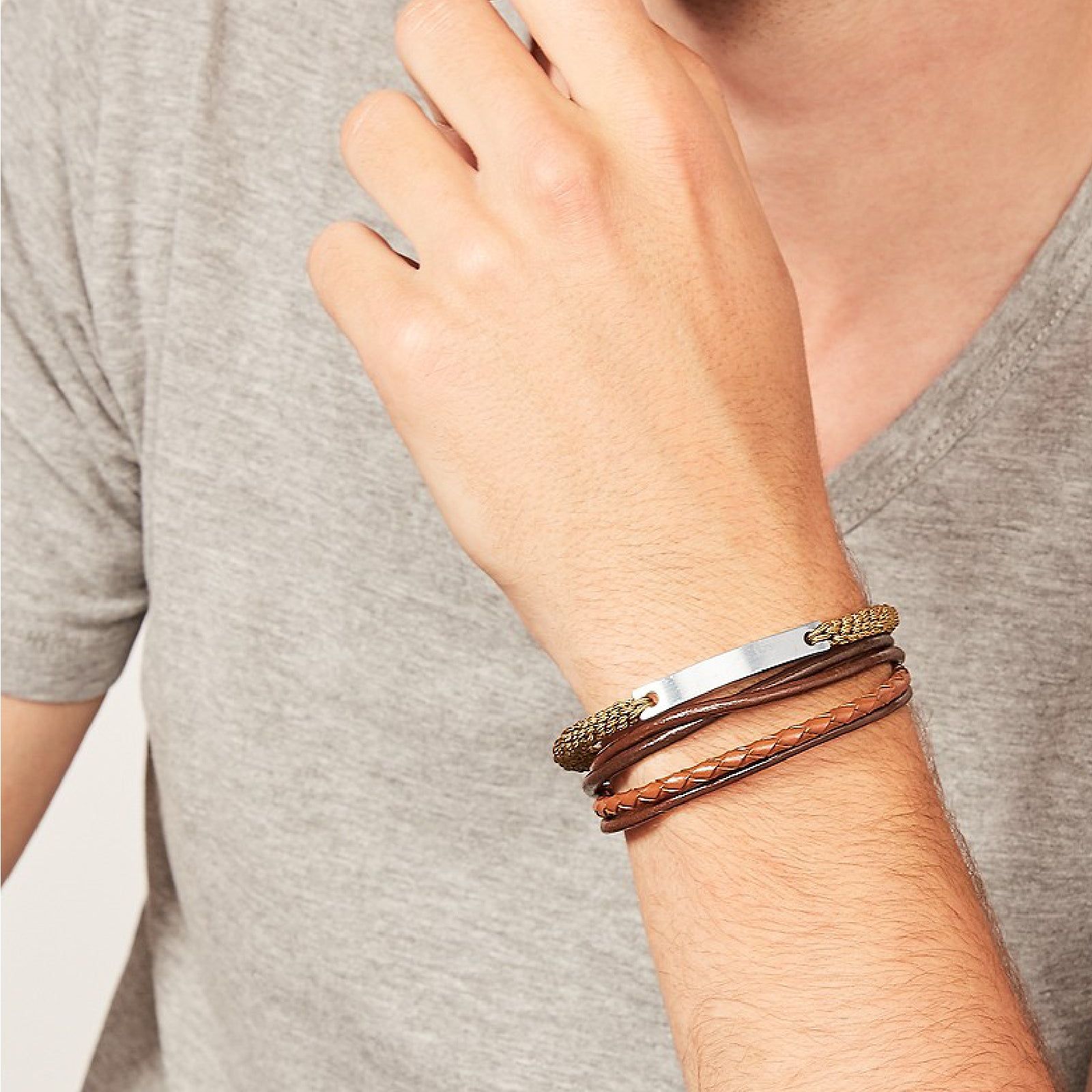 Bracciale Fossil Vintage Casual da uomo JF02703040-2