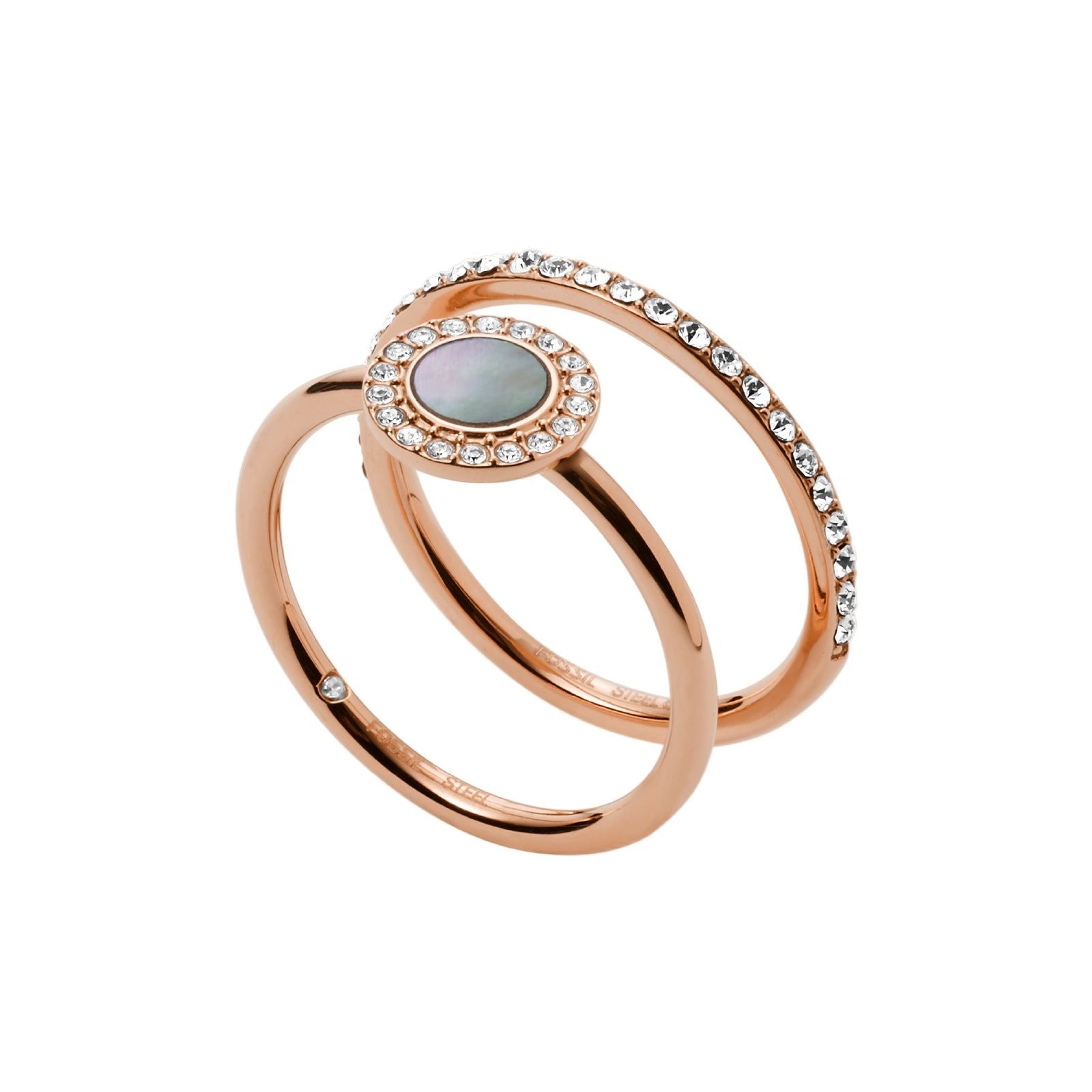 Anello Fossil Classics da donna JF02954791-2