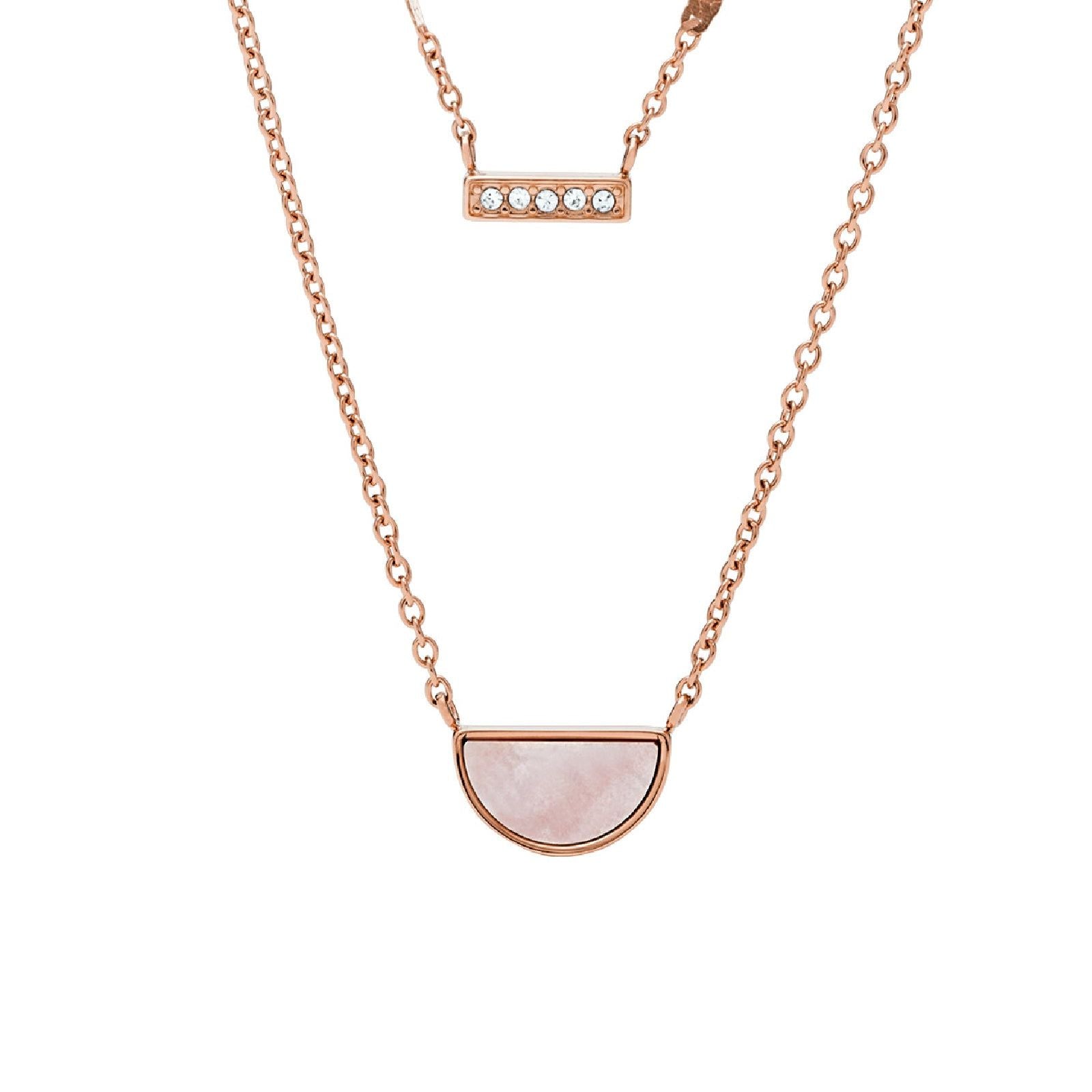 Collana Fossil Vintage Iconic da donna JF03135791-1
