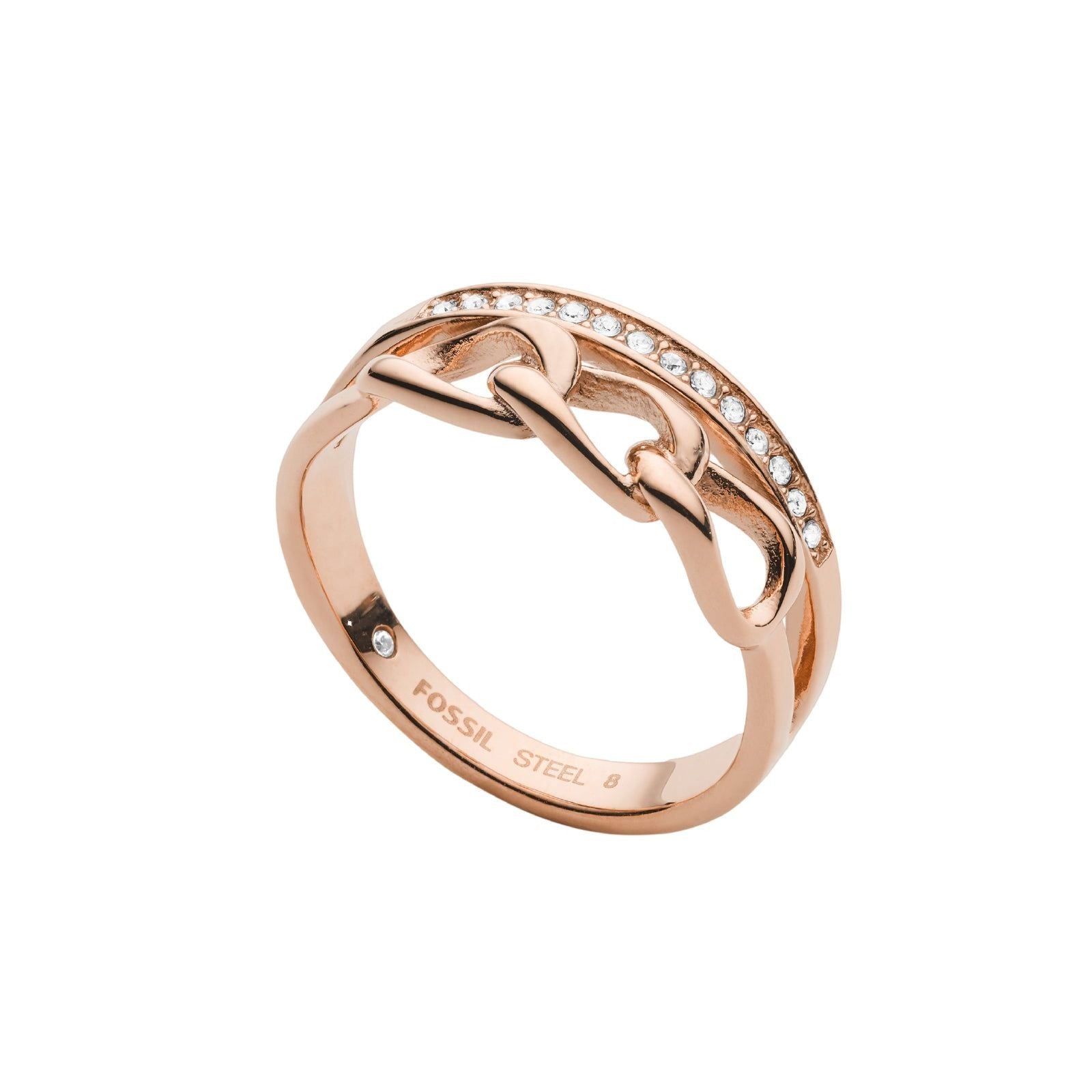 Anello Fossil Vintage Links da donna JF03351791-2