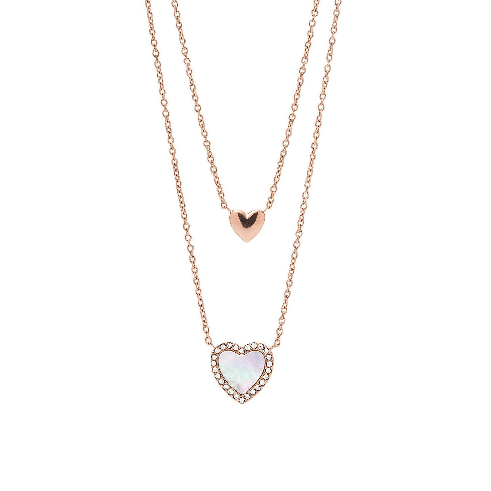 Collana Fossil Vintage Glitz da donna JF03459791-1