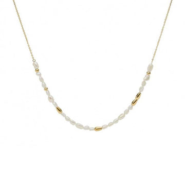 Collana Fossil Tiny Pearls da donna JF03808710-1