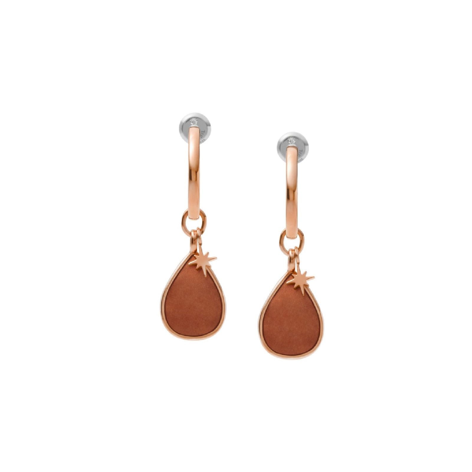 Orecchini Fossil Salted Caramel da donna JF03811791-1