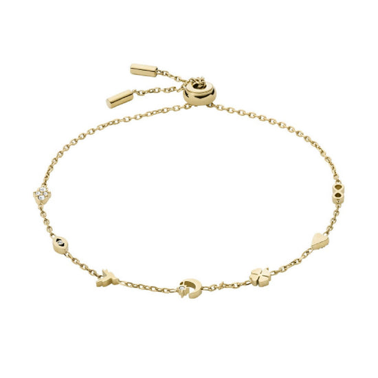 Bracciale Fossil Sutton Golden Icons da donna JF04119710-1