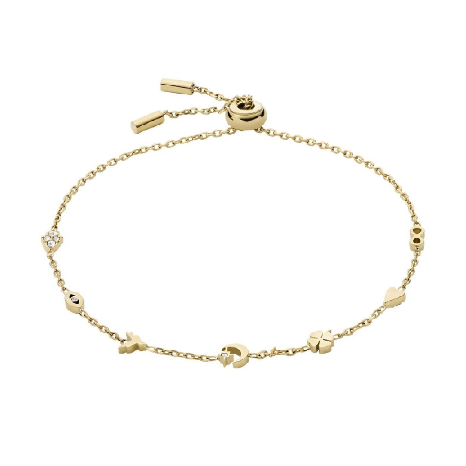 Bracciale Fossil Sutton Golden Icons da donna JF04119710-1