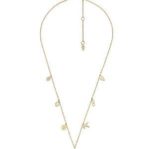 Collana Fossil Sutton Golden Icons da donna