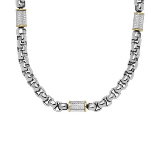 Collana Fossil Jewelry da uomo JF04145998-1