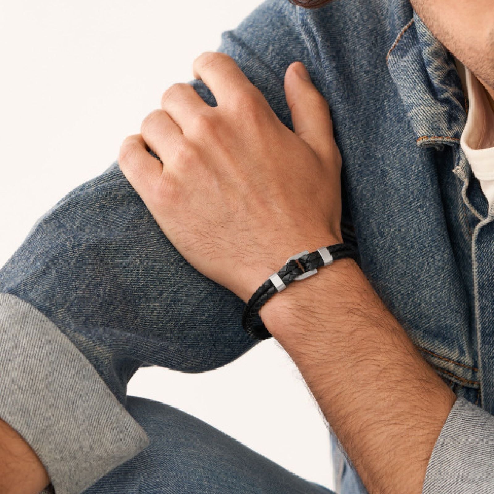 Bracciale Fossil Heritage D-Link da uomo JF04202040-2