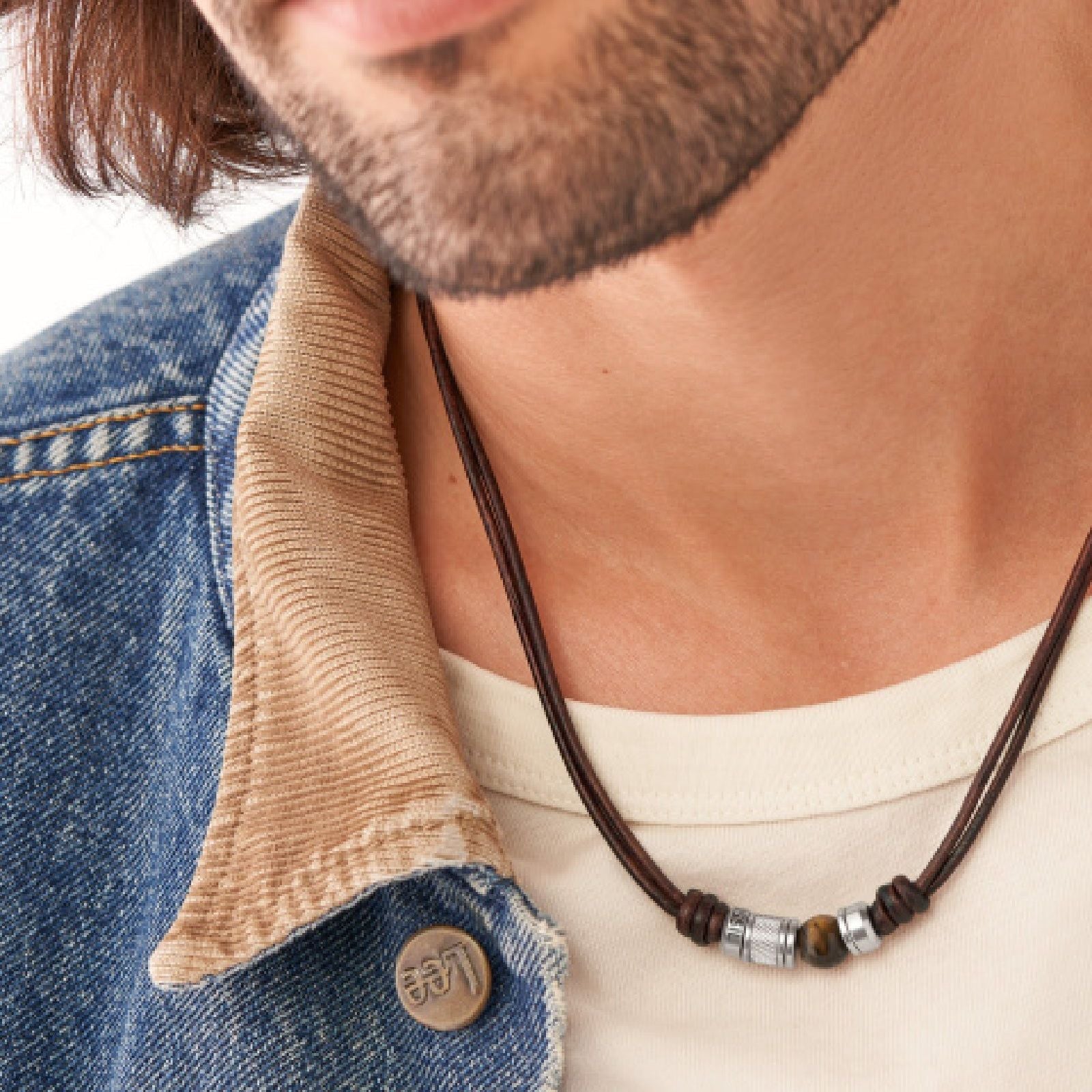 Collana Fossil Vintage Casual da uomo JF04204040-3