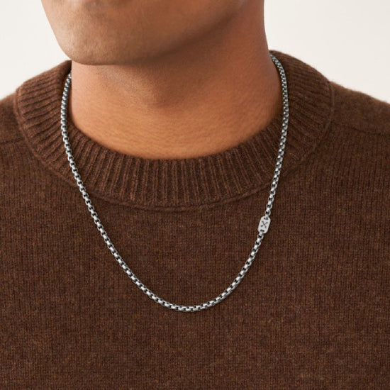 Collana Fossil Jewelry da uomo JF04336040-3